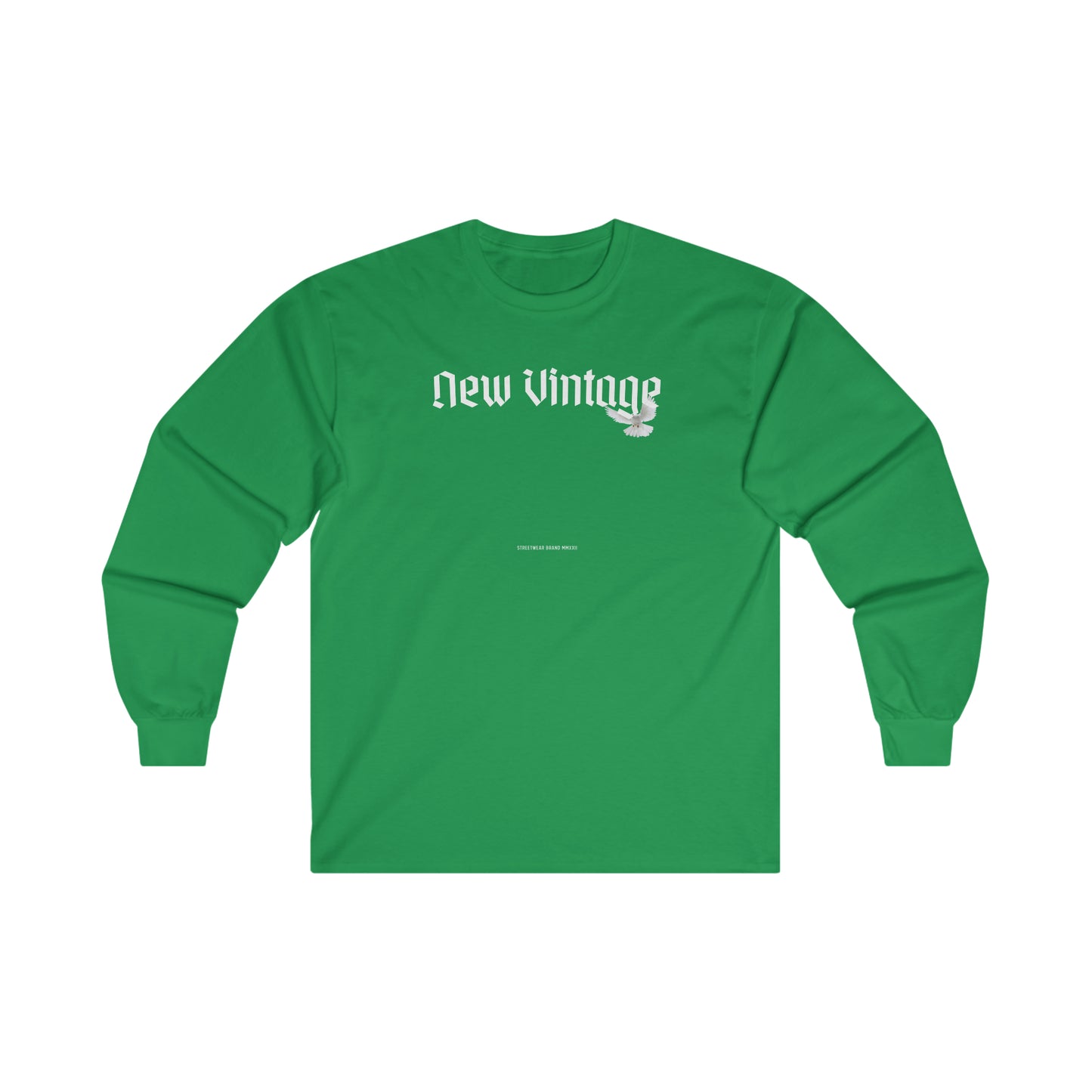 New Vintage Streetwear™ Dove Long Sleeve Tee | FRONT PRINT