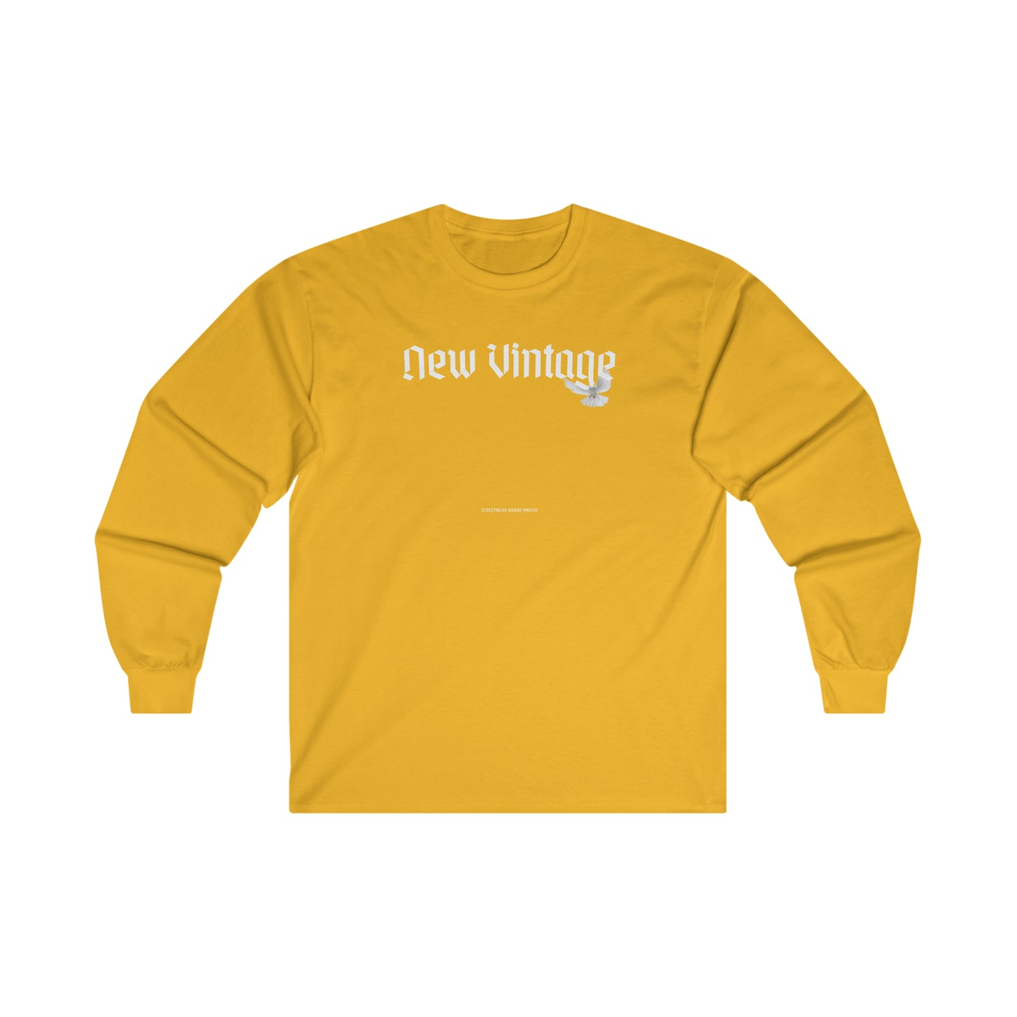 New Vintage Streetwear™ Dove Long Sleeve Tee | FRONT PRINT