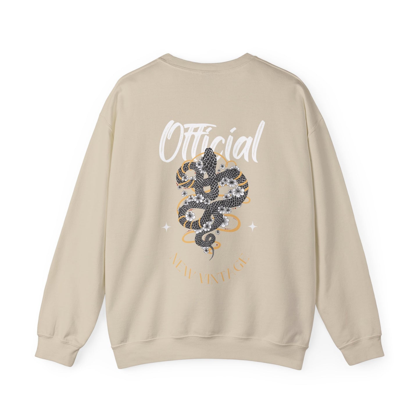 Official New Vintage Streetwear™ Snake Crewneck Sweatshirt | FRONT PRINT