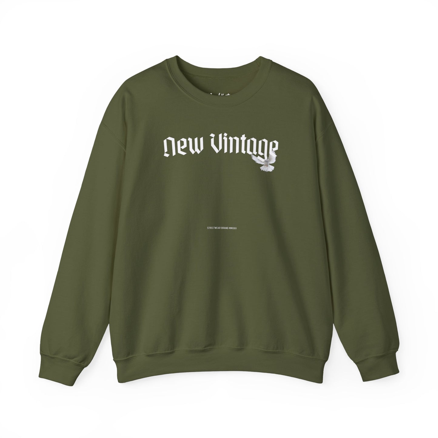 New Vintage Streetwear™ Dove Crewneck Sweatshirt | FRONT PRINT