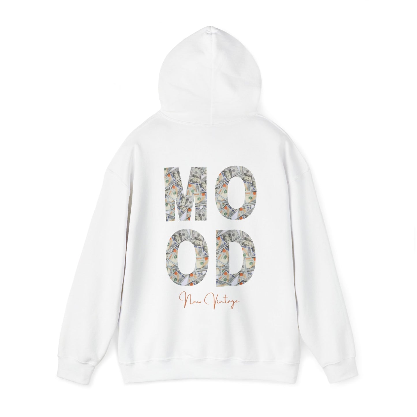 Money Mood New Vintage Streetwear™ Hoodie | FRONT & BACK PRINT