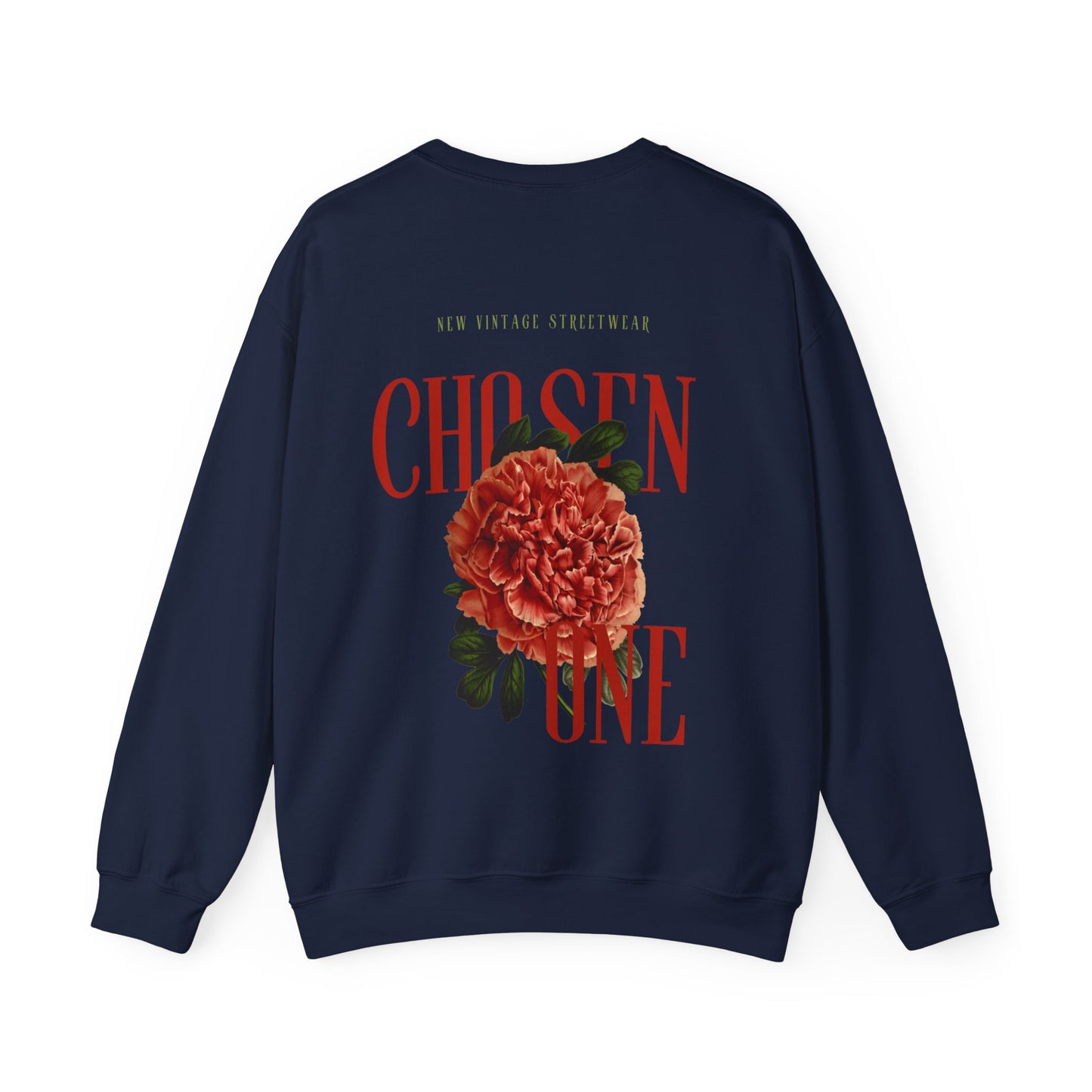 Chosen One New Vintage Streetwear™ Crewneck Sweatshirt | BACK PRINT