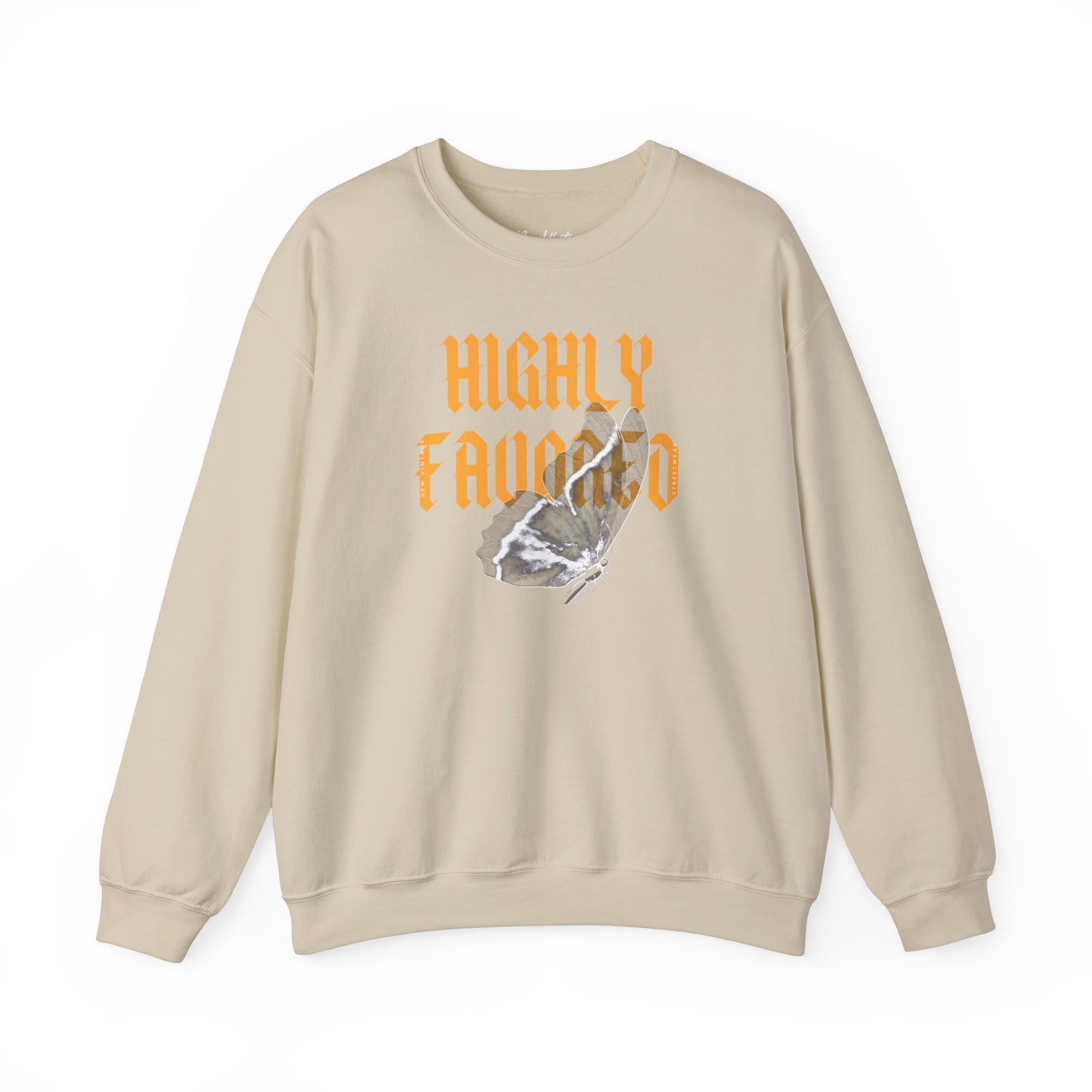 Highly Favored New Vintage Streetwear™ Crewneck Sweatshirt | FRONT PRINT