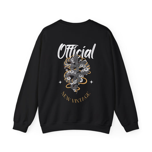 Official New Vintage Streetwear™ Snake Crewneck Sweatshirt | FRONT PRINT