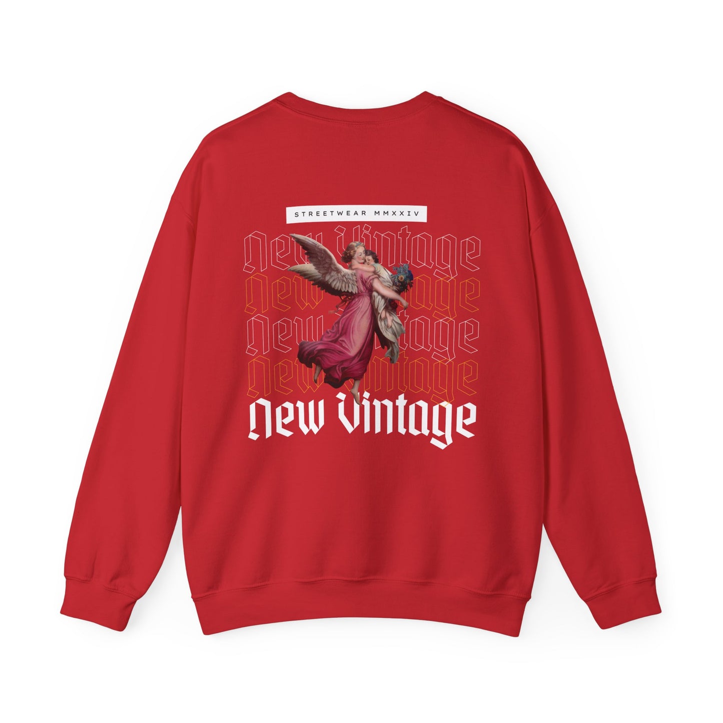 Fallen Angel New Vintage Streetwear™ Crewneck Sweatshirt | BACK PRINT