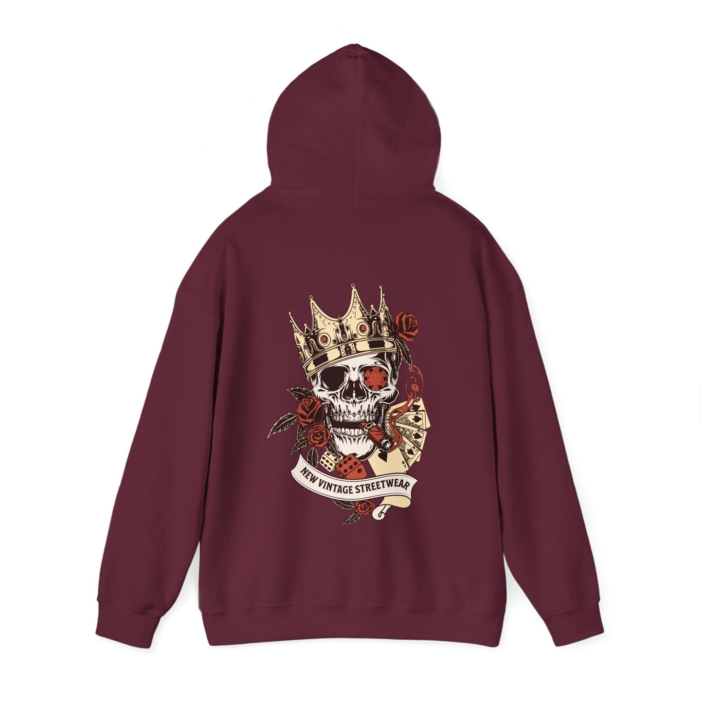 King of Spades New Vintage Streetwear™ Hoodie | BACK PRINT