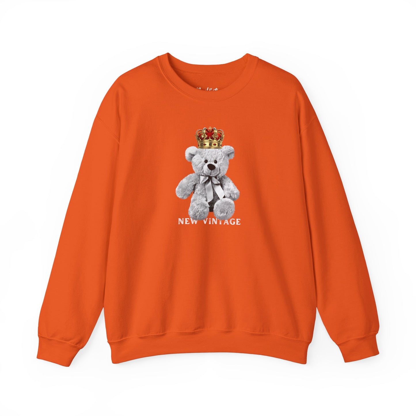 Teddy King New Vintage Streetwear™ Crewneck Sweatshirt | FRONT PRINT