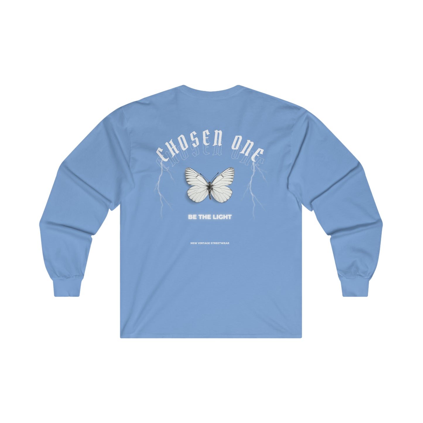 Chosen One Butterfly New Vintage Streetwear™ Long Sleeve Tee | BACK PRINT