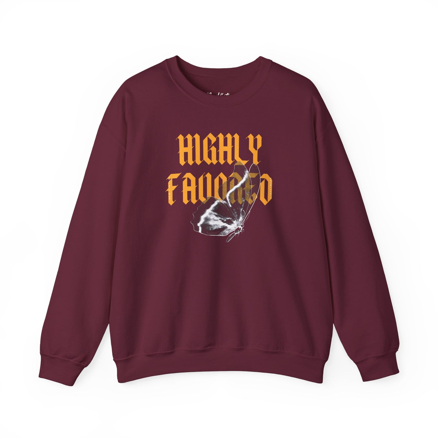 Highly Favored New Vintage Streetwear™ Crewneck Sweatshirt | FRONT PRINT