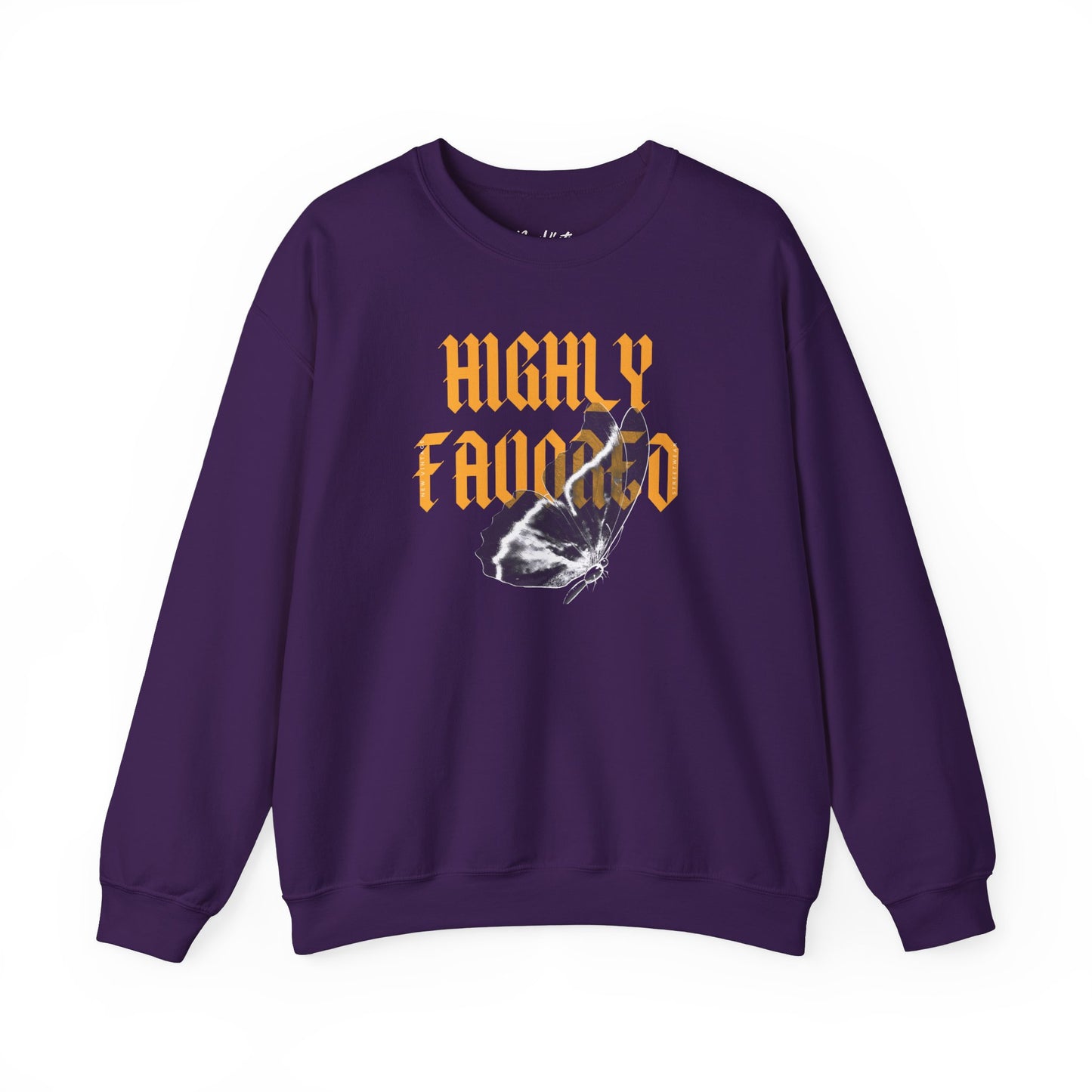 Highly Favored New Vintage Streetwear™ Crewneck Sweatshirt | FRONT PRINT