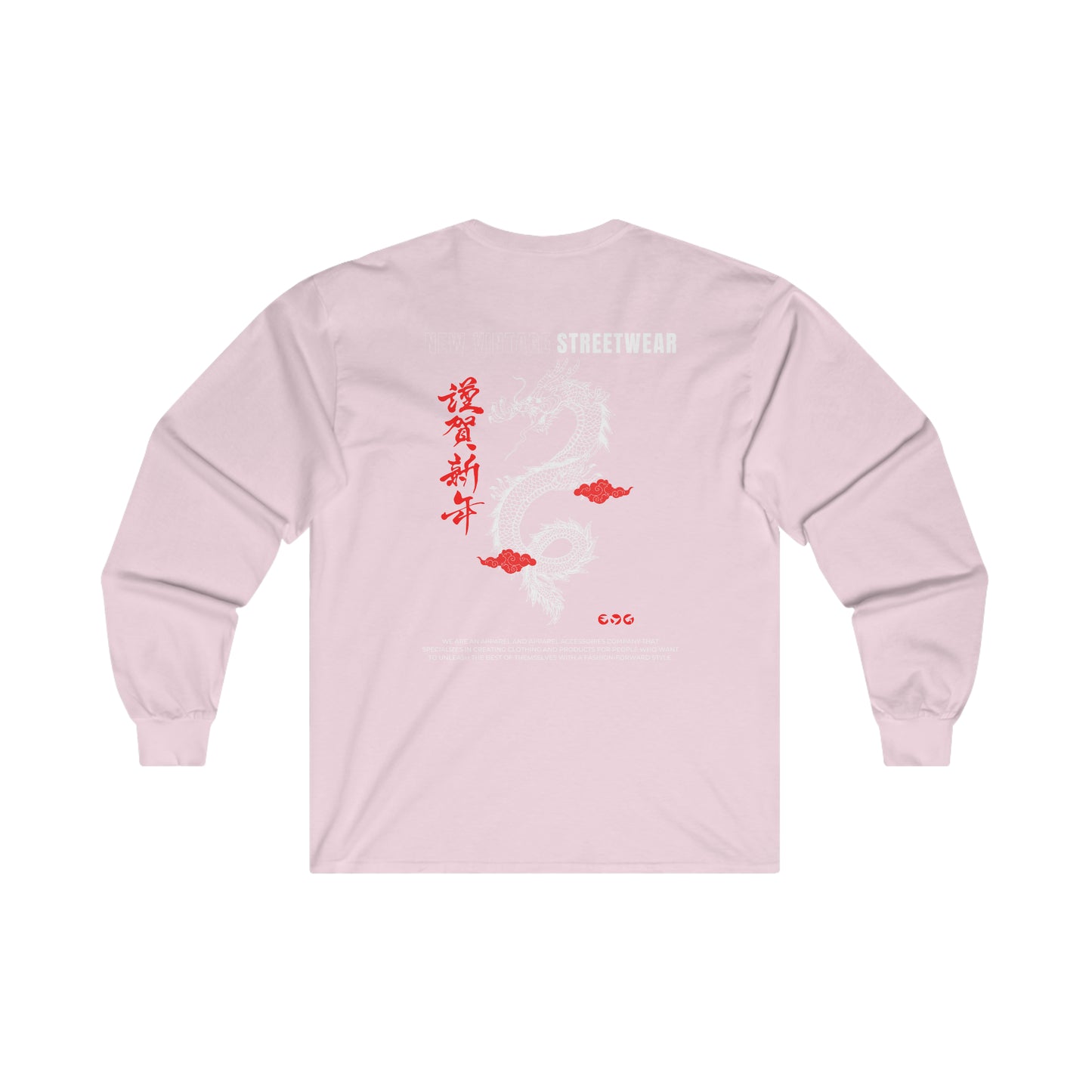 Bearded Dragon New Vintage Streetwear™ Long Sleeve Tee | BACK PRINT