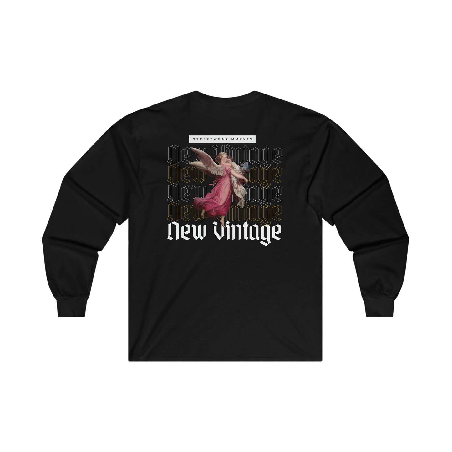 Fallen Angel New Vintage Streetwear™ Long Sleeve Tee | BACK PRINT