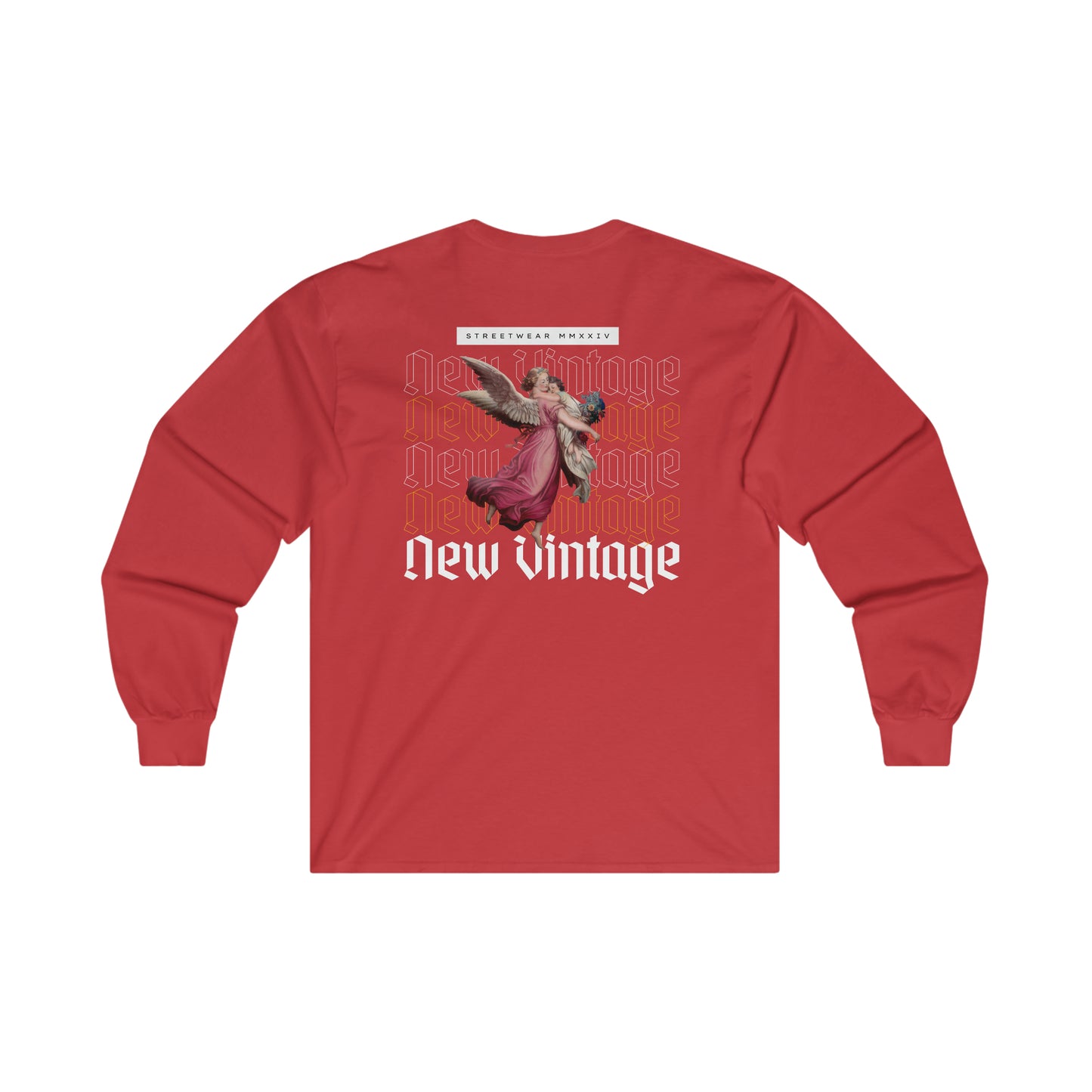 Fallen Angel New Vintage Streetwear™ Long Sleeve Tee | BACK PRINT