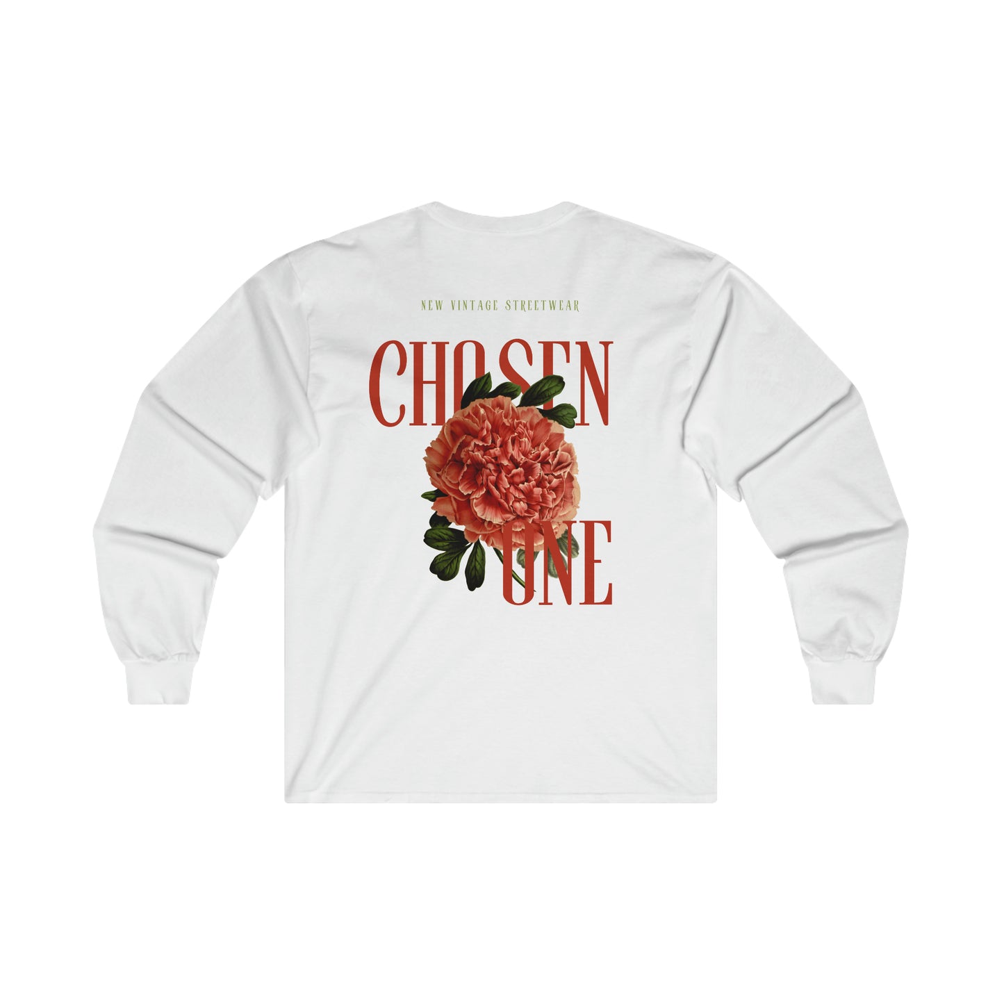 Chosen One New Vintage Streetwear™ Long Sleeve Tee | BACK PRINT