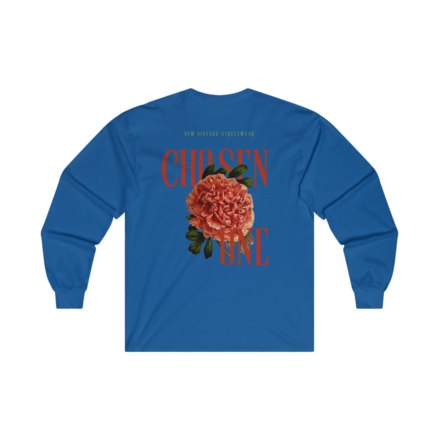 Chosen One New Vintage Streetwear™ Long Sleeve Tee | BACK PRINT