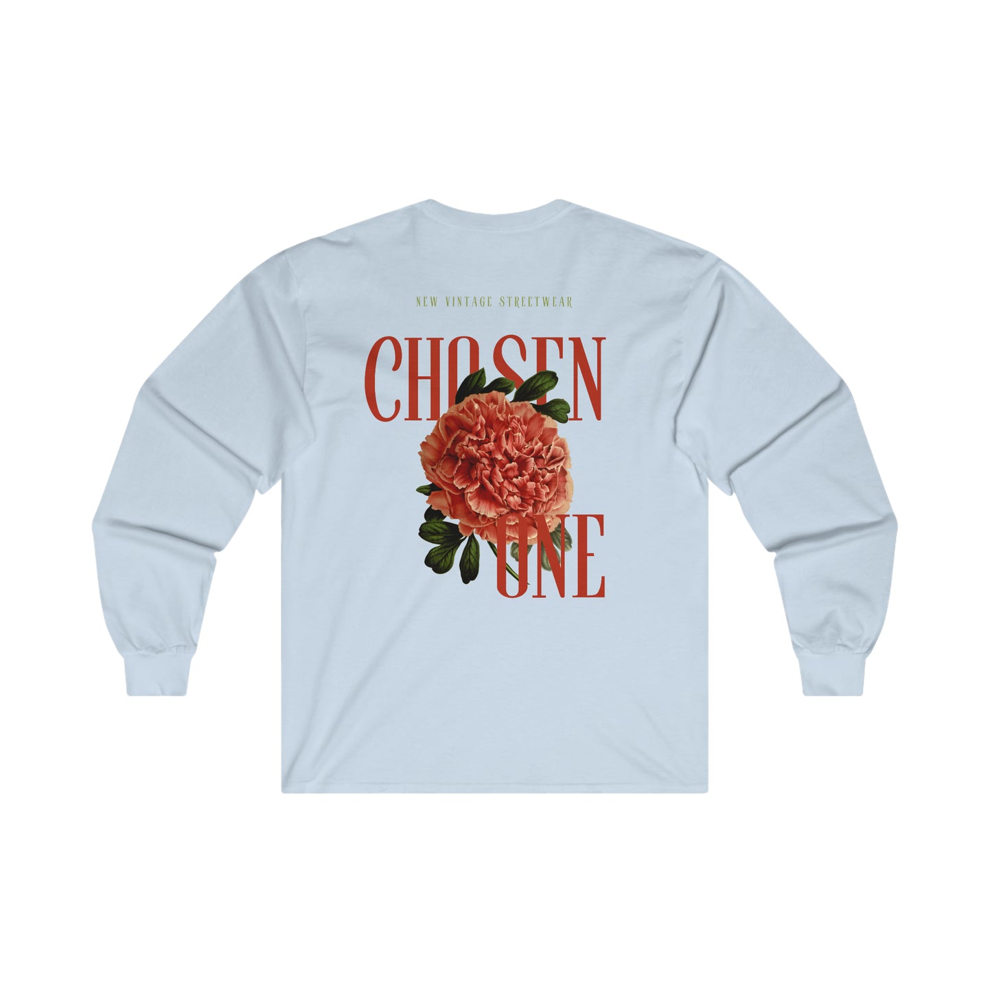 Chosen One New Vintage Streetwear™ Long Sleeve Tee | BACK PRINT