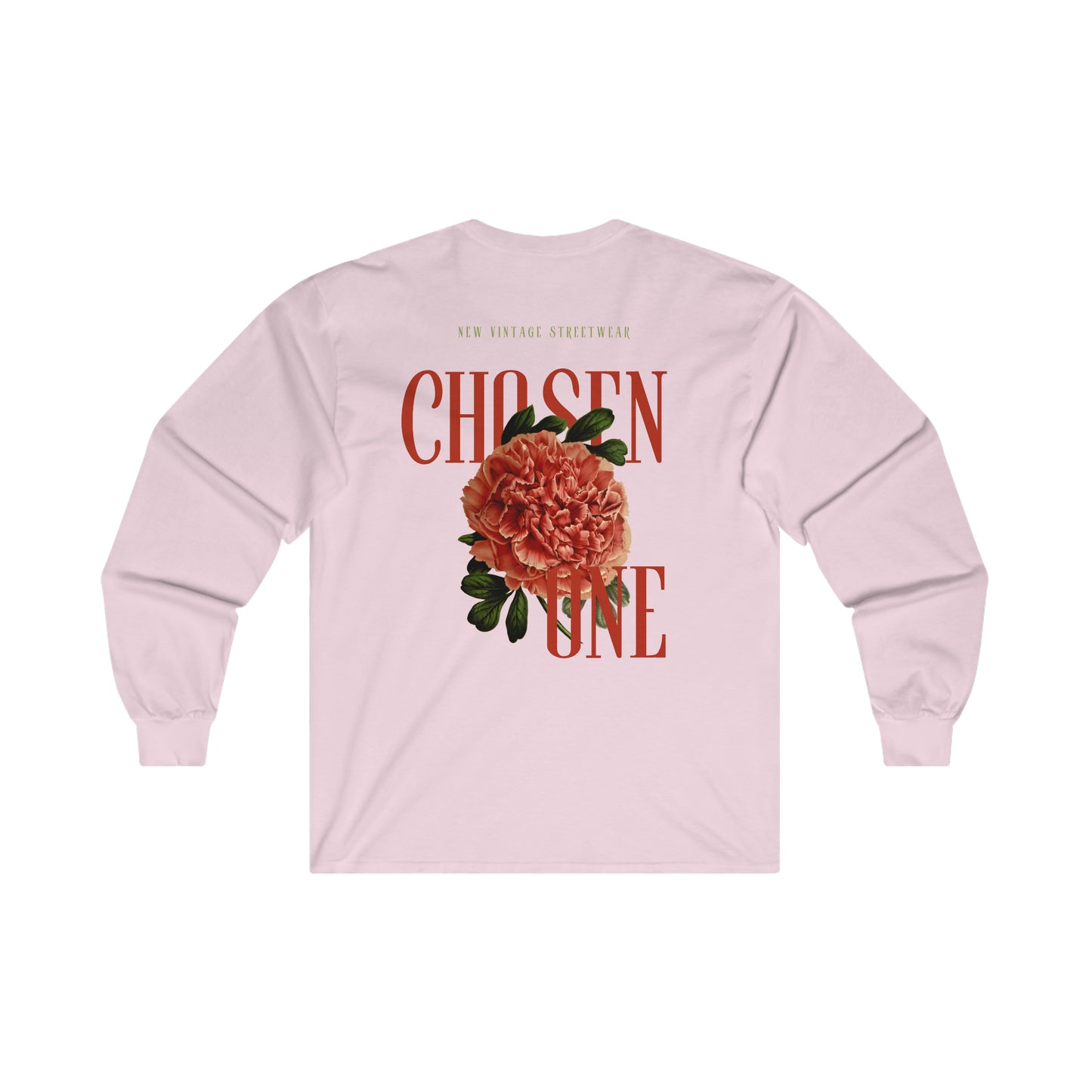 Chosen One New Vintage Streetwear™ Long Sleeve Tee | BACK PRINT