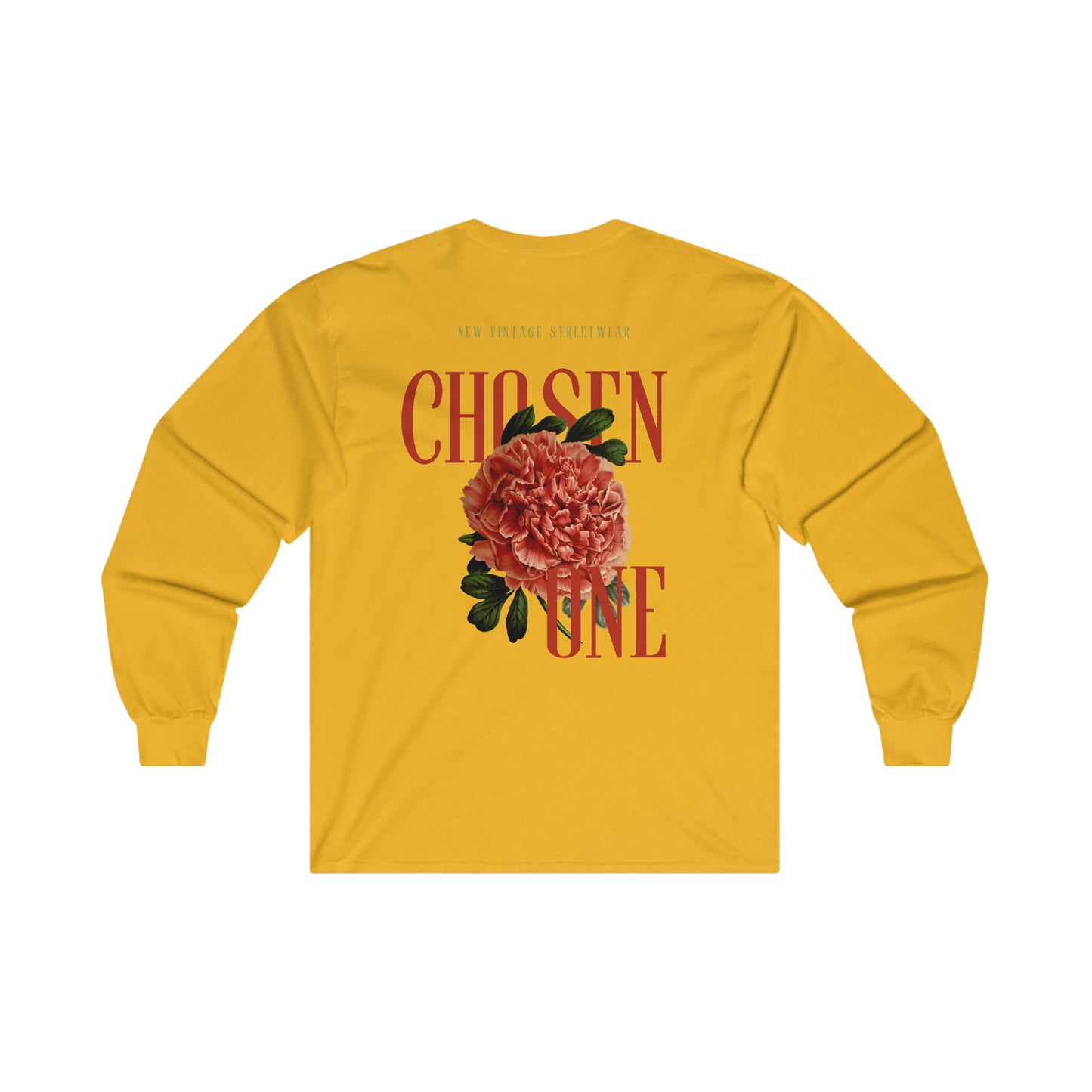 Chosen One New Vintage Streetwear™ Long Sleeve Tee | BACK PRINT