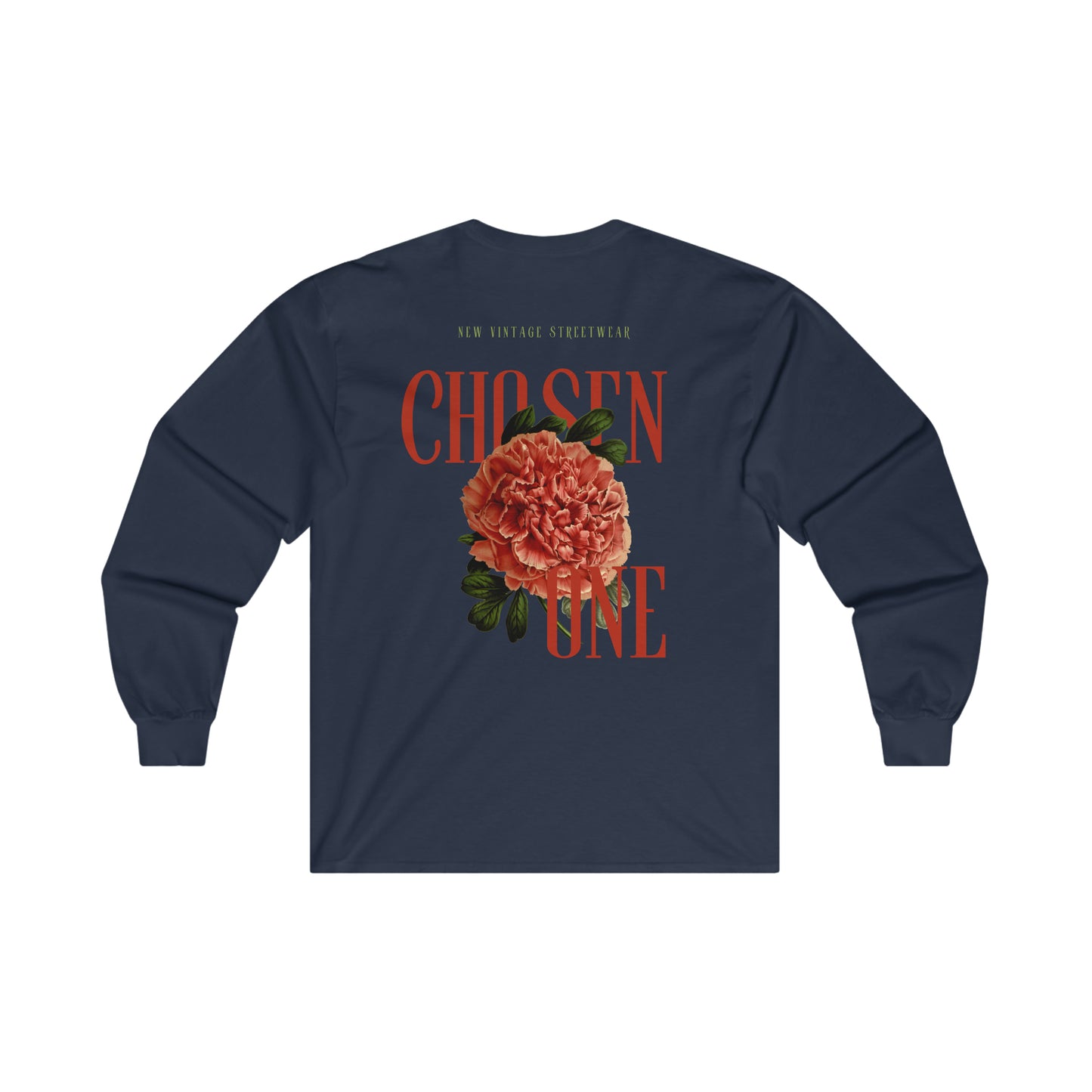 Chosen One New Vintage Streetwear™ Long Sleeve Tee | BACK PRINT