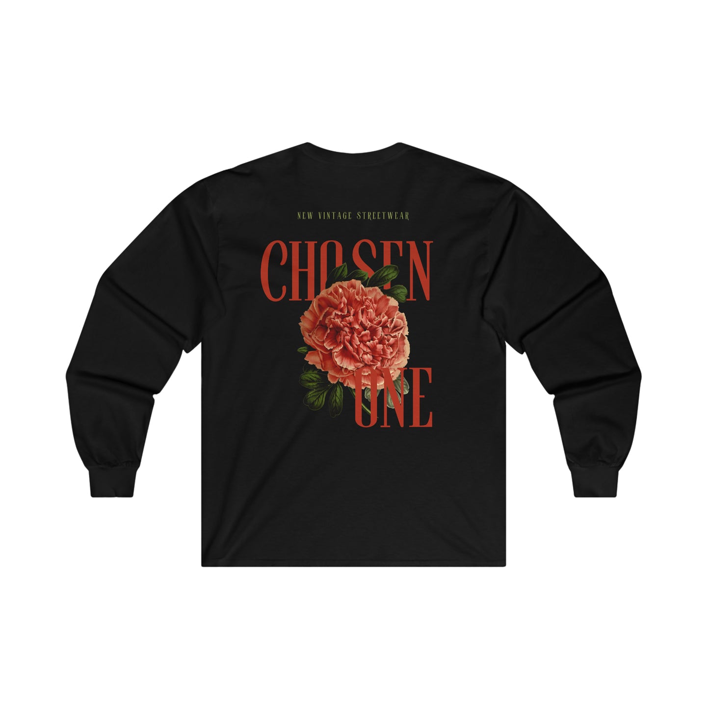 Chosen One New Vintage Streetwear™ Long Sleeve Tee | BACK PRINT