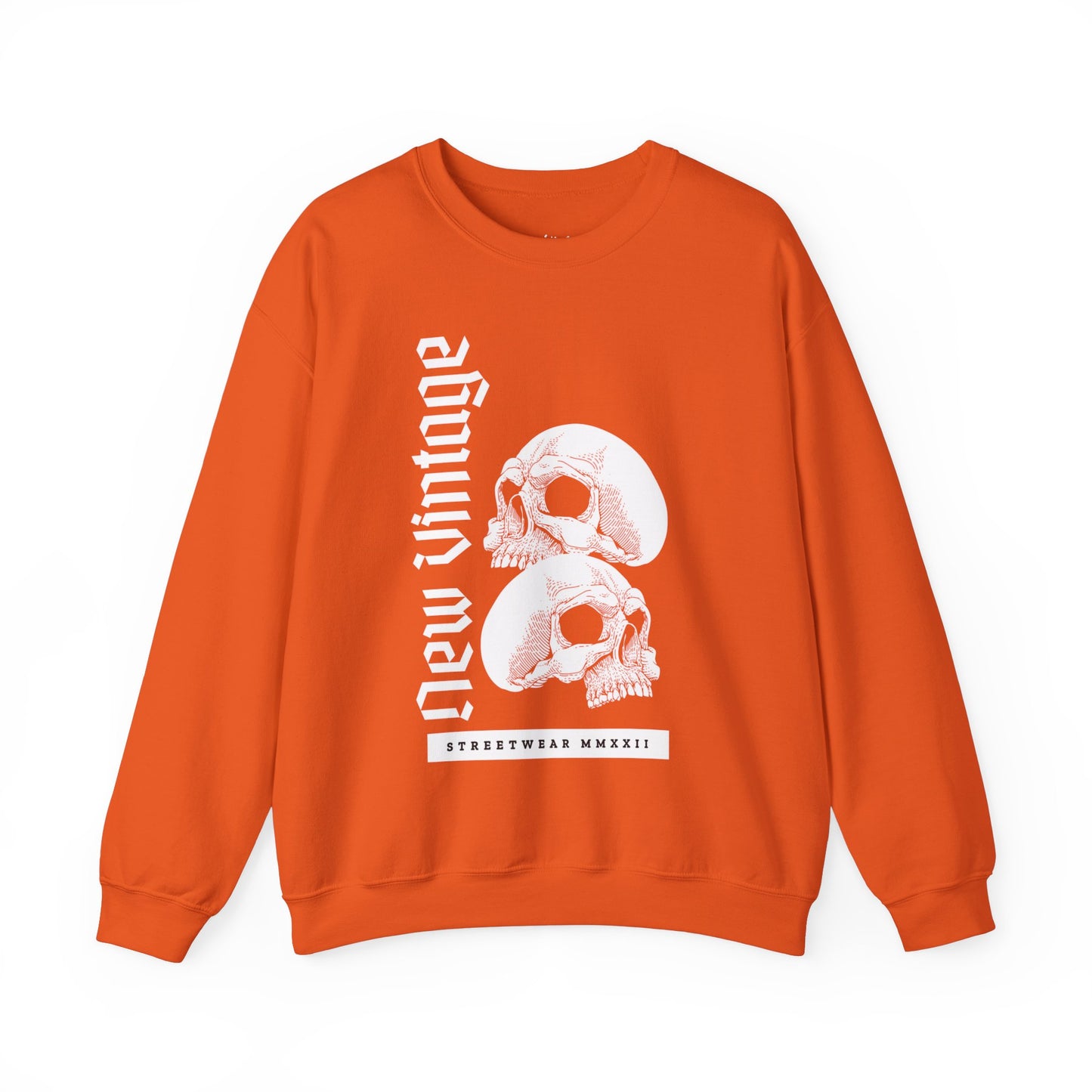 Two Skulls New Vintage Streetwear™ Crewneck Sweatshirt