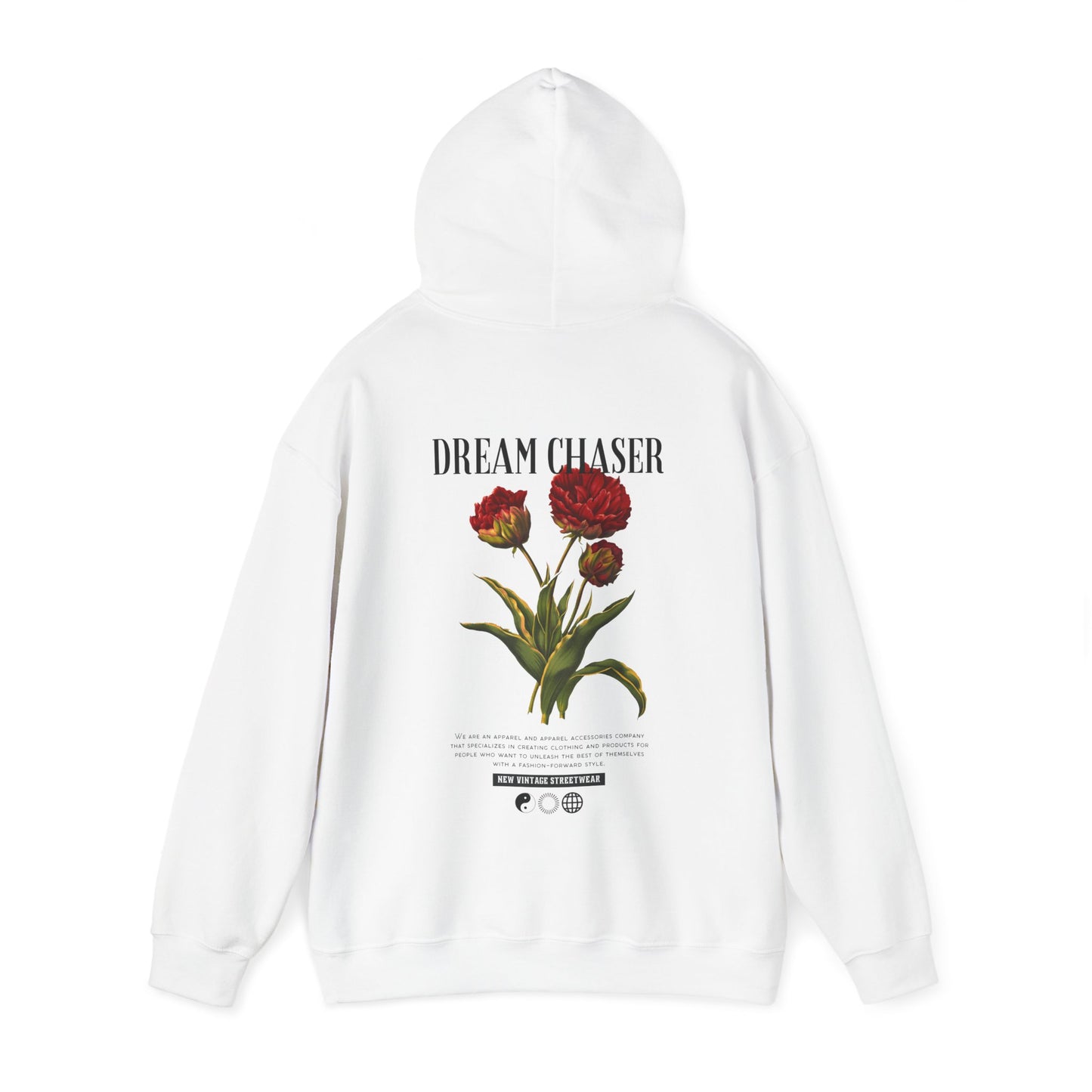 Dreamchaser New Vintage Streetwear™ Hoodie | BACK PRINT