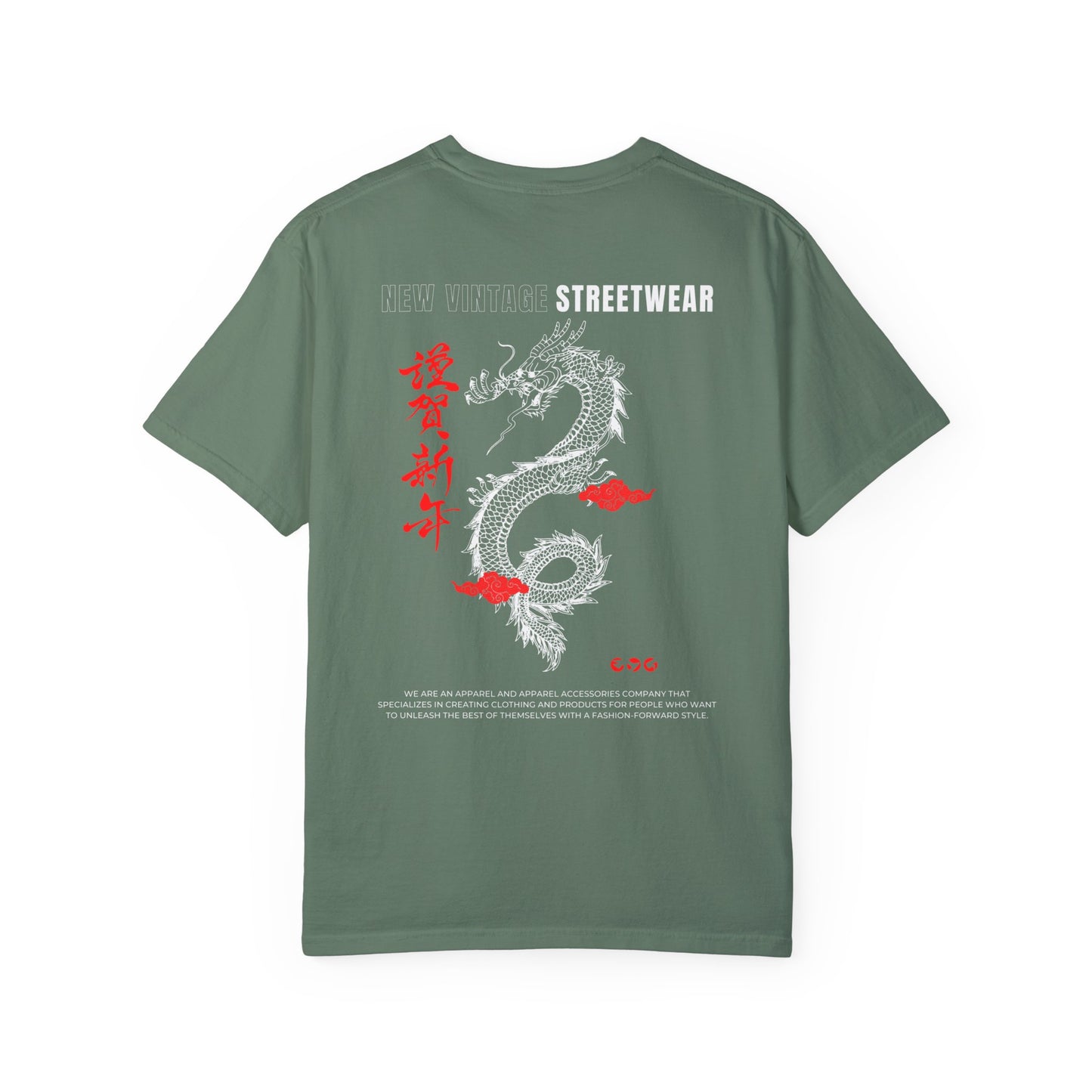 Bearded Dragon New Vintage Streetwear™ T-shirt | BACK PRINT