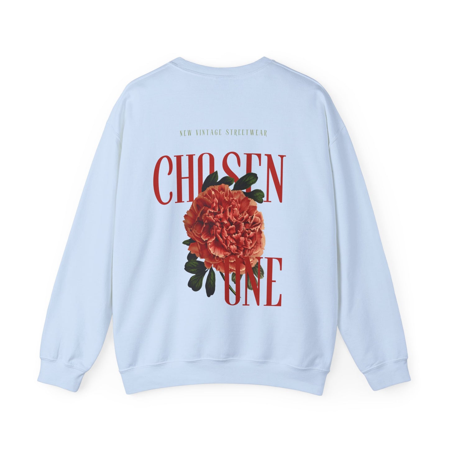 Chosen One New Vintage Streetwear™ Crewneck Sweatshirt | BACK PRINT