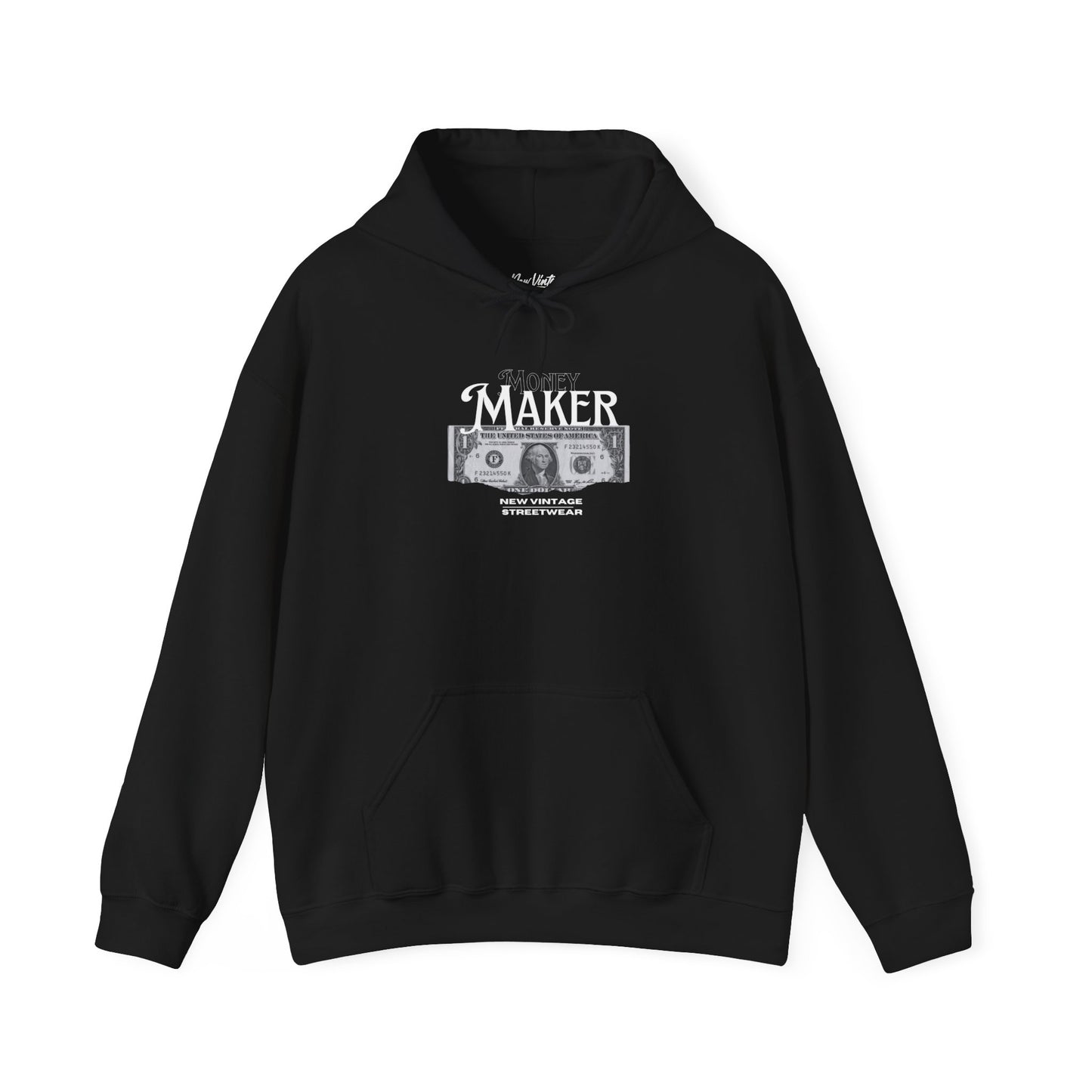 Money Maker New Vintage Streetwear™ Hoodie | FRONT PRINT