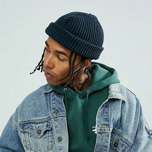 New Vintage Streetwear™ Ribbed Fisherman Beanie