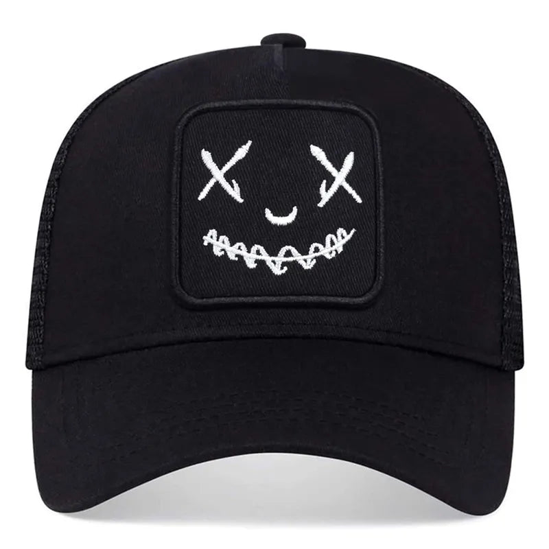 New Vintage Streetwear™ Stitched Smile Adjustable Snapback