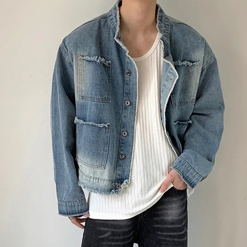 New Vintage Streetwear™ Washed Denim Jacket