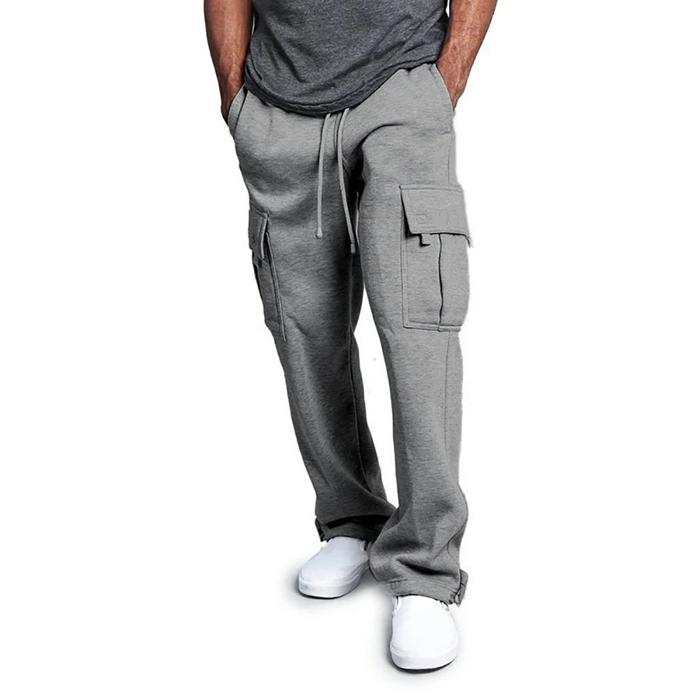 New Vintage Streetwear™ Loose Oversized Multi-Pocket Drawstring Sweatpants