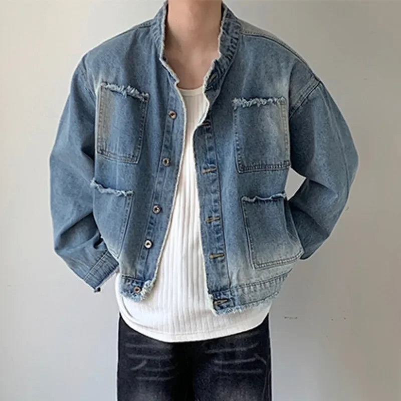 New Vintage Streetwear™ Washed Denim Jacket