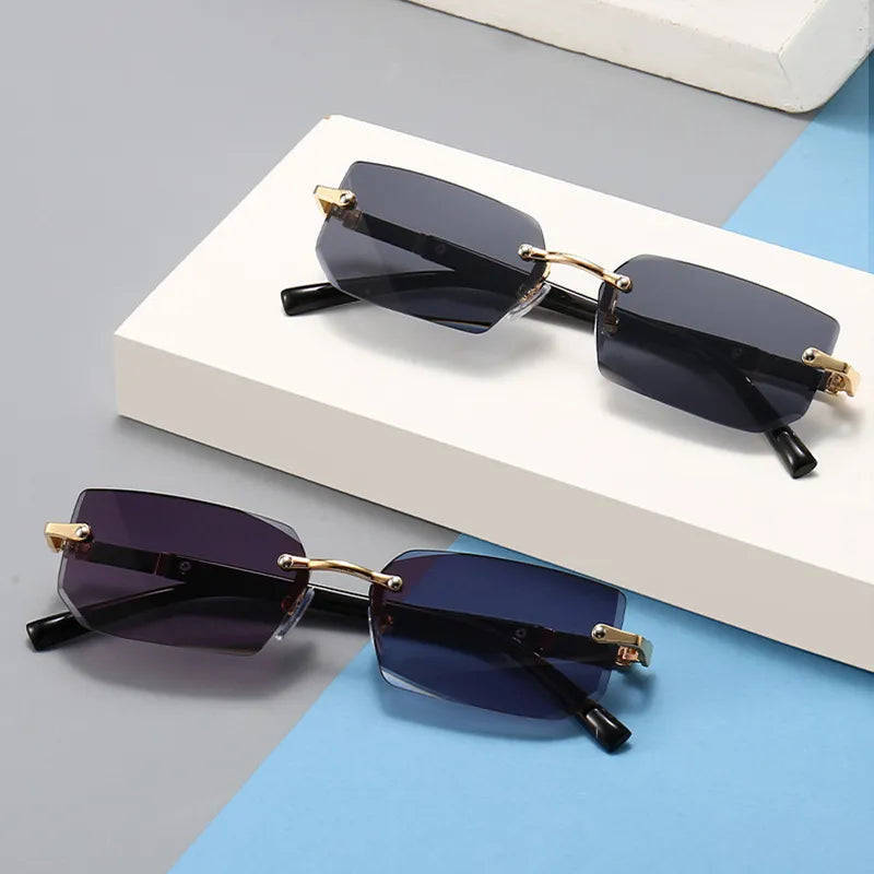 New Vintage Streetwear™ Frameless Square Sunglasses